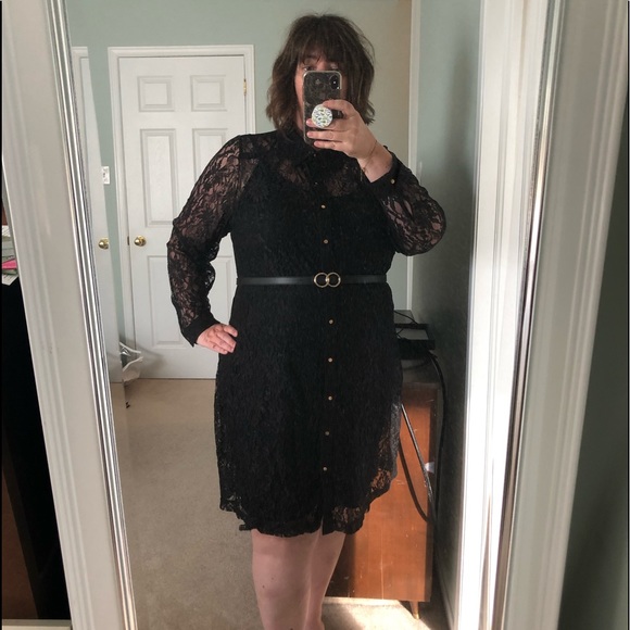 City Chic Dresses & Skirts - Black lace dress